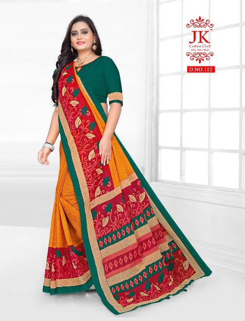 Jk Karishma 1 Casual Daily Wear Cotton Printed Latest Saree Collection